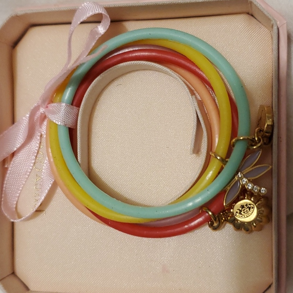 Vintage Juicy Couture B Kids Jelly Bracelets